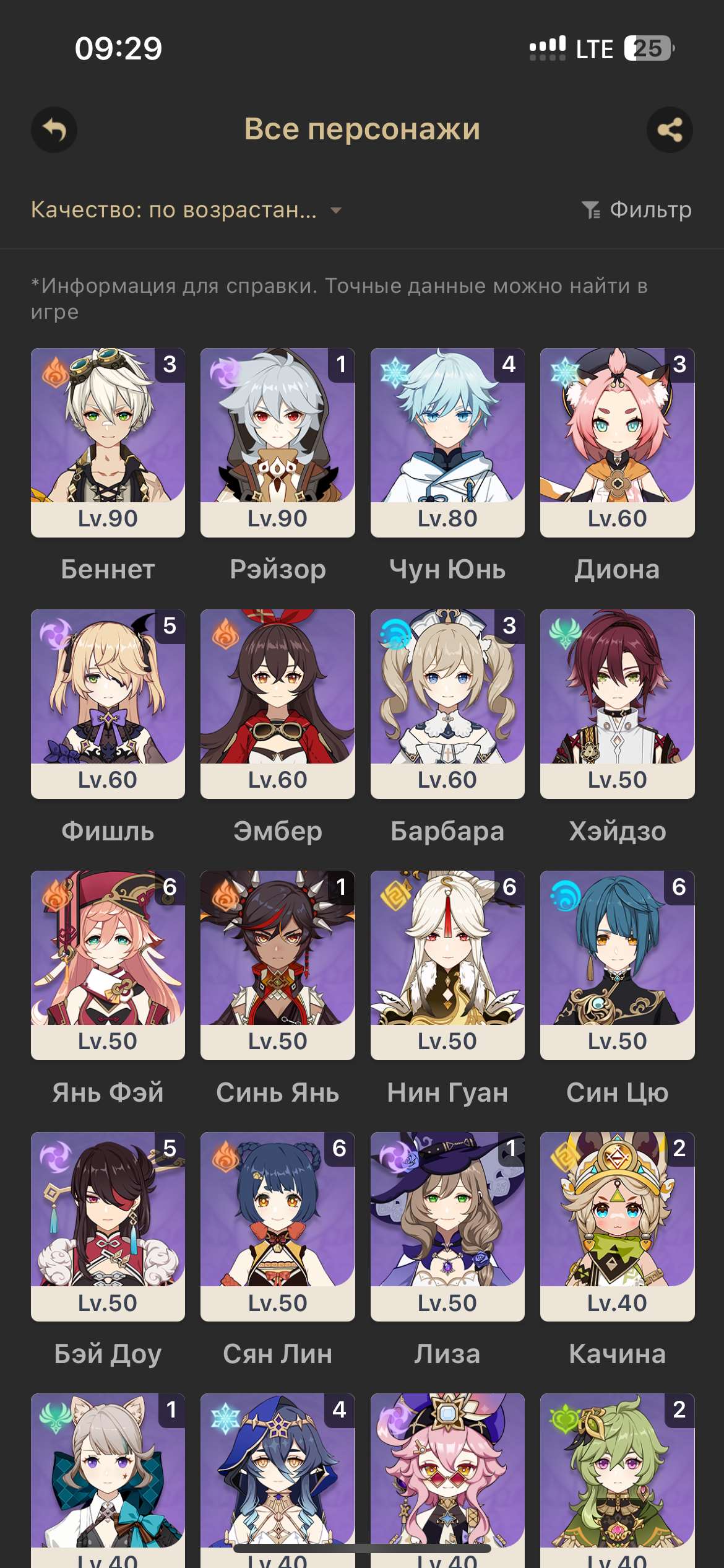 продажа аккаунта к игре Genshin Impact