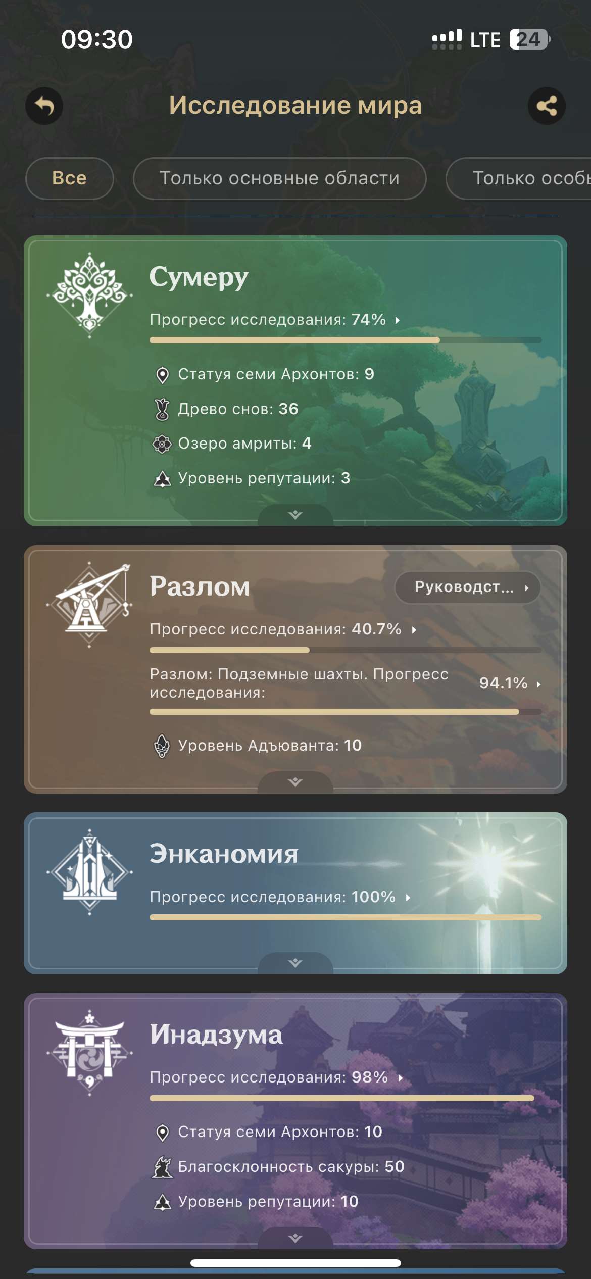 продажа аккаунта к игре Genshin Impact