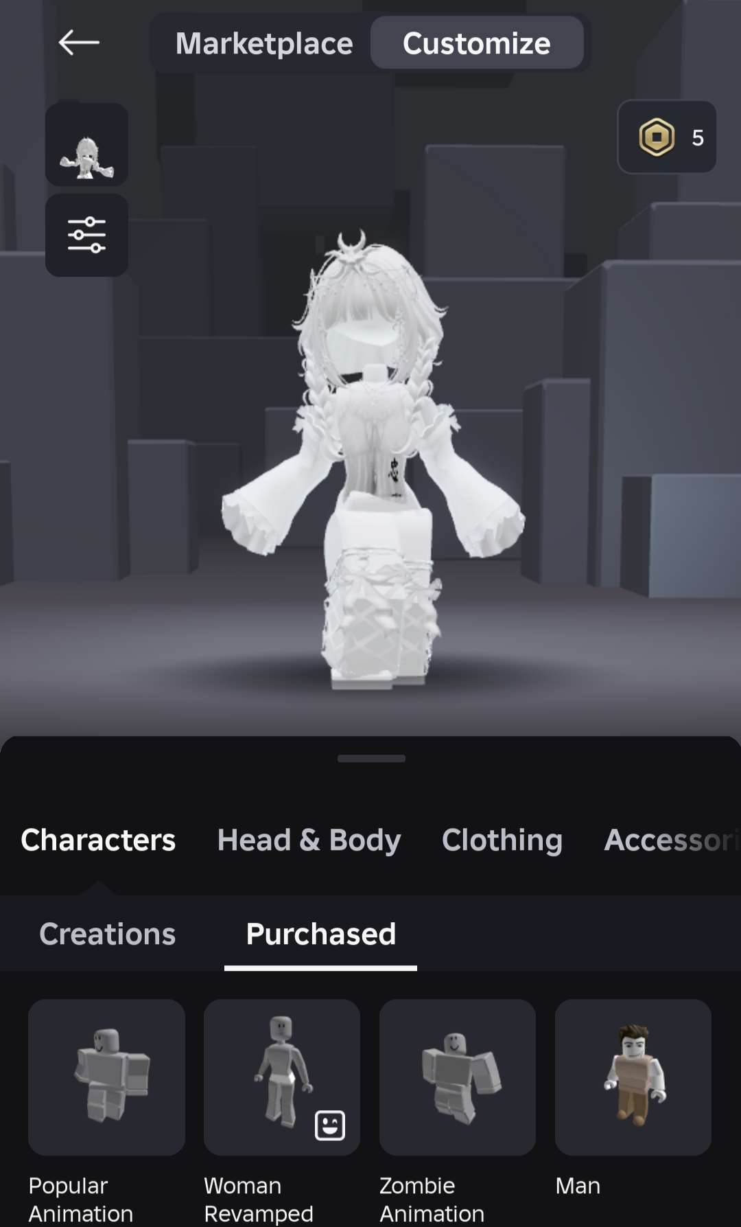продажа аккаунта к игре Roblox
