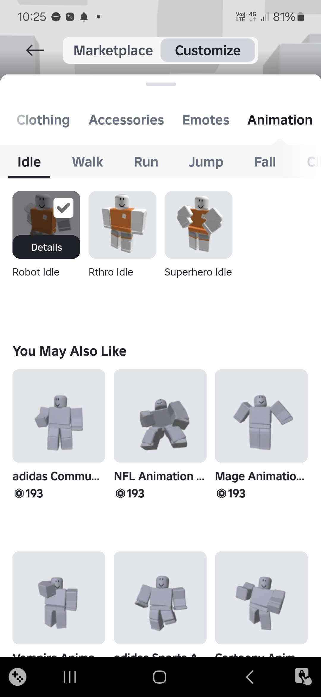 продажа аккаунта к игре Roblox
