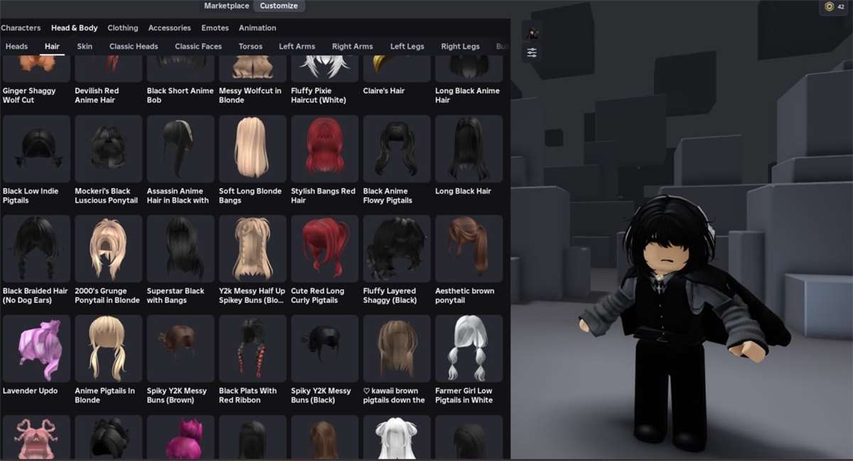 продажа аккаунта к игре Roblox