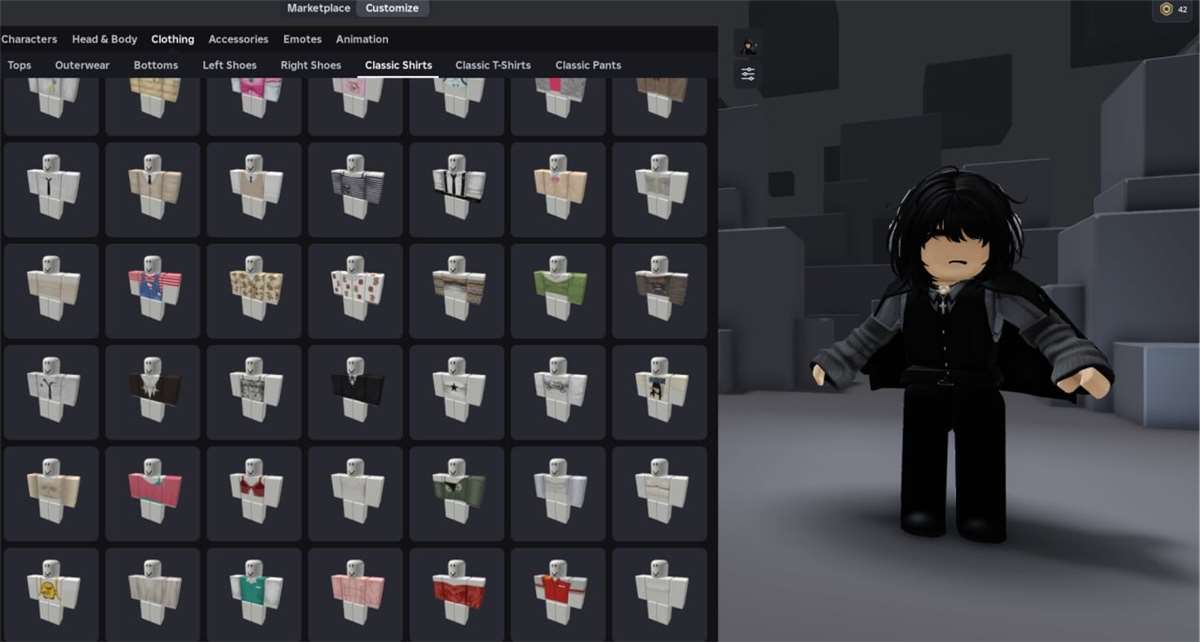 продажа аккаунта к игре Roblox