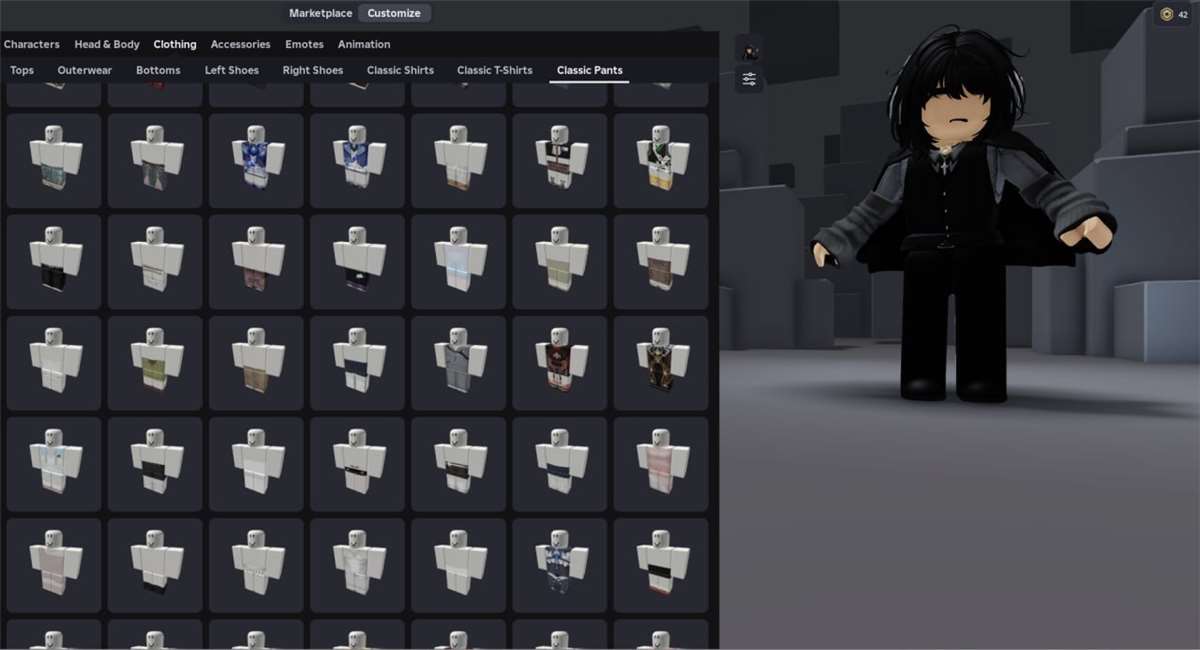 продажа аккаунта к игре Roblox