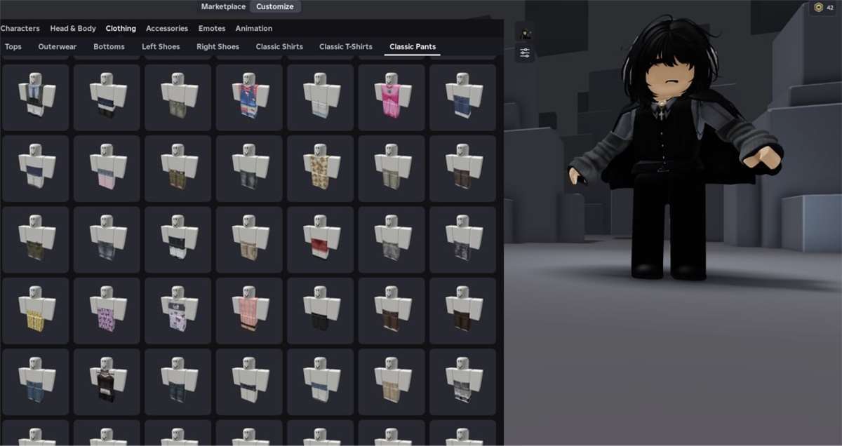 продажа аккаунта к игре Roblox