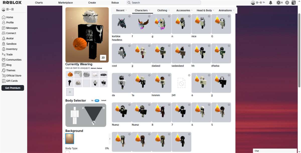 продажа аккаунта к игре Roblox