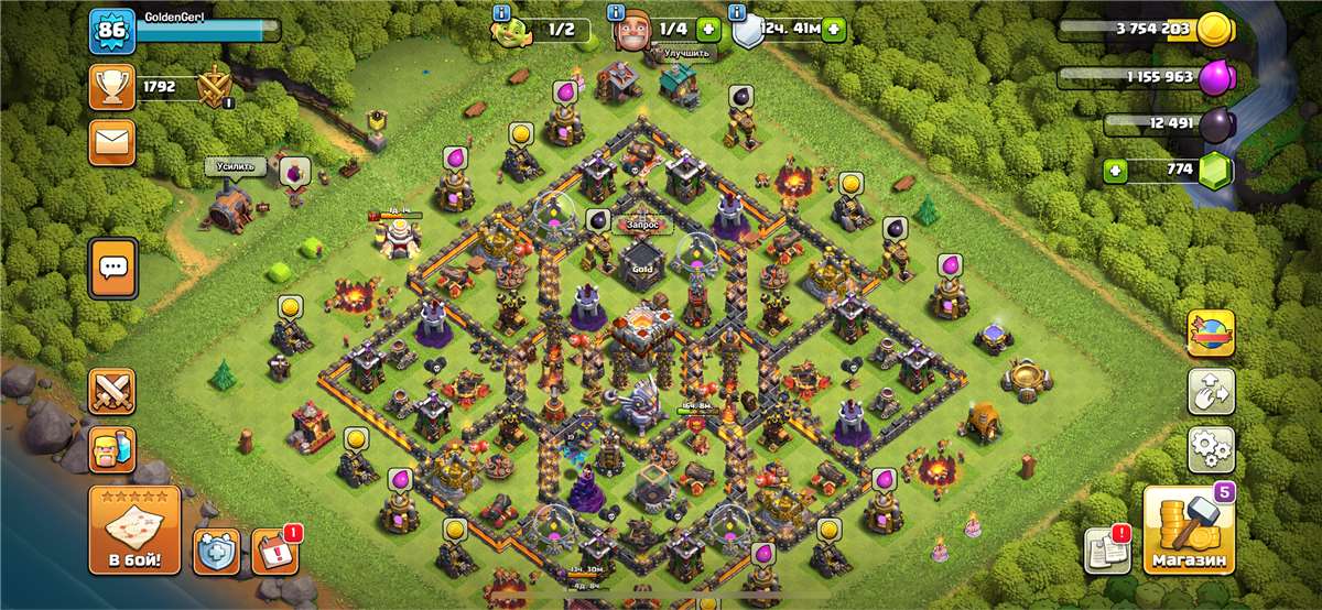 Скриншоты к игре Clash of Clans продажа аккаунта к игре Clash of Clans