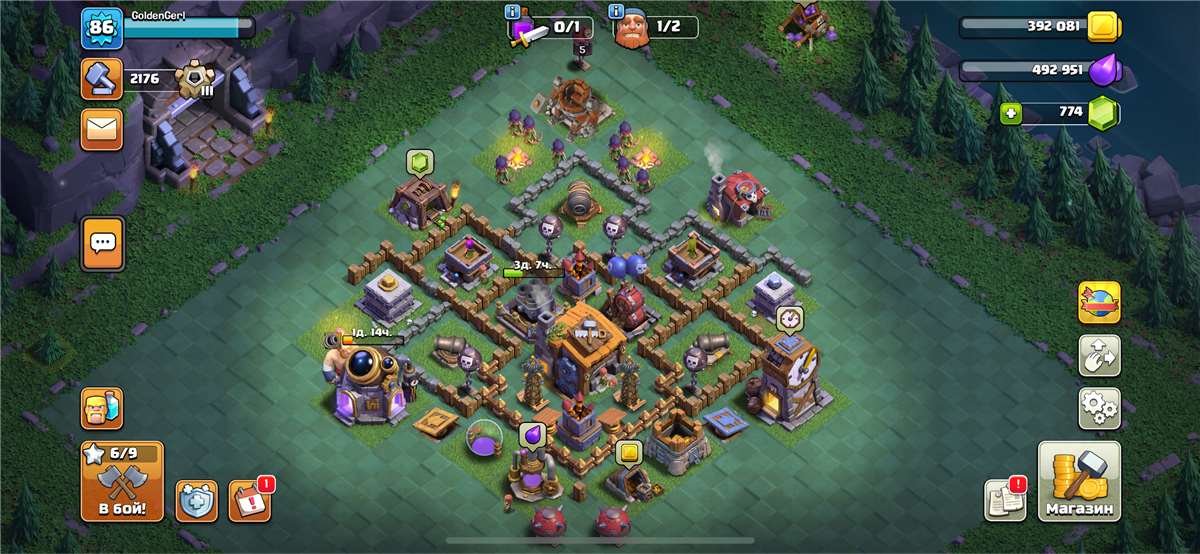 Скриншоты к игре Clash of Clans продажа аккаунта к игре Clash of Clans