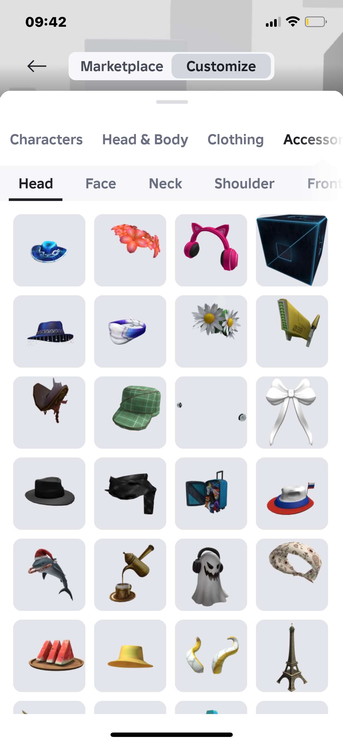 продажа аккаунта к игре Roblox