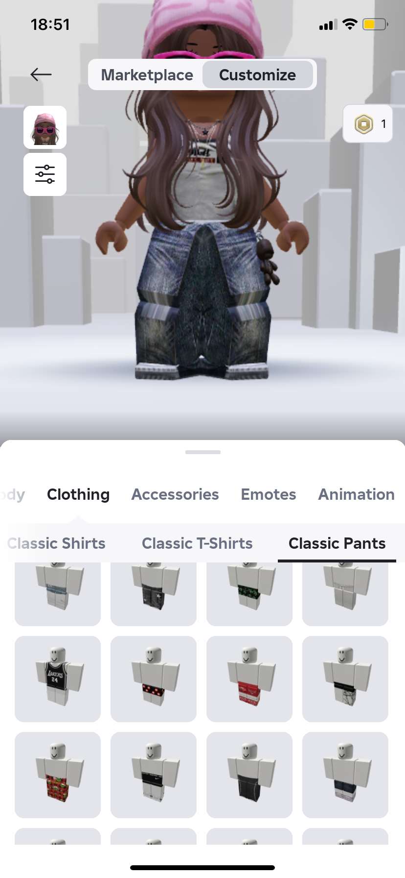 продажа аккаунта к игре Roblox