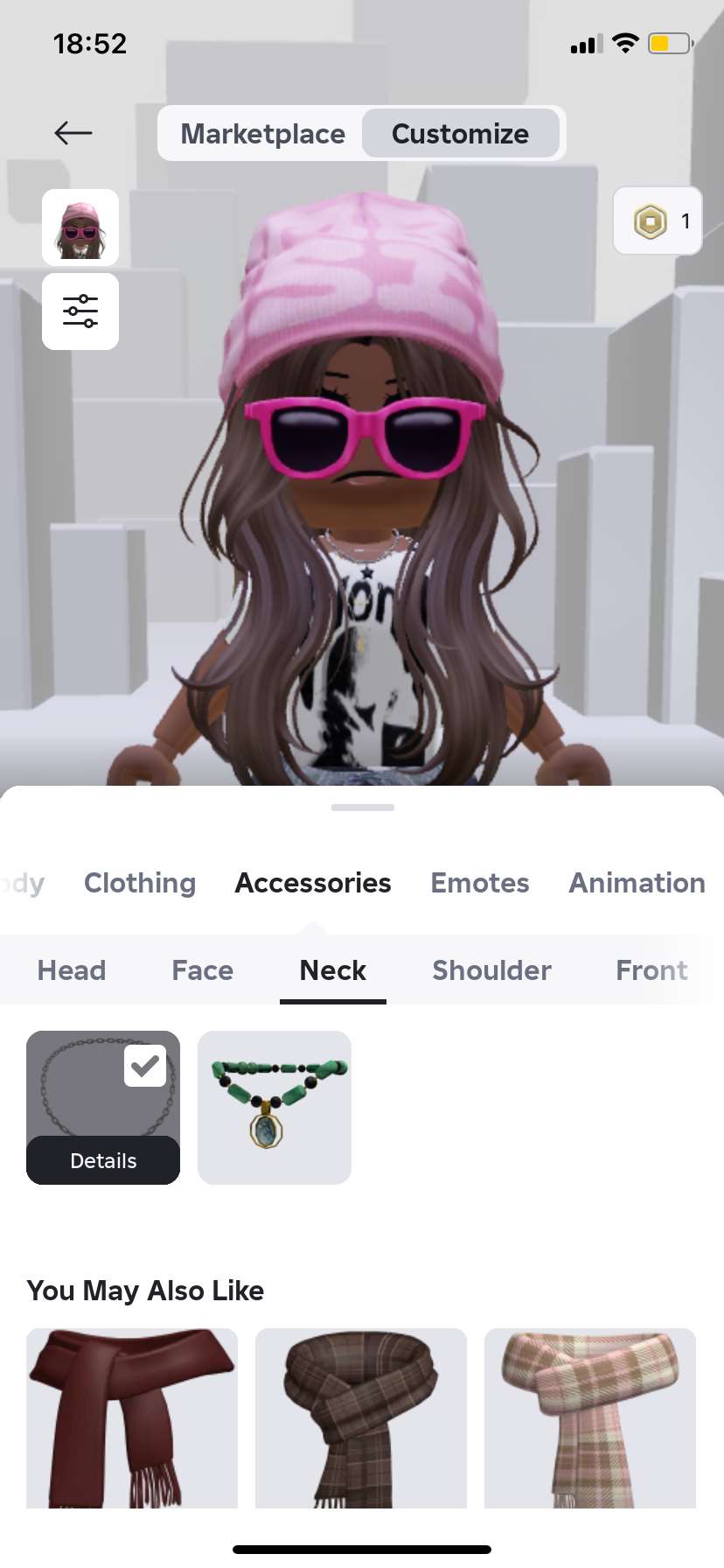 продажа аккаунта к игре Roblox