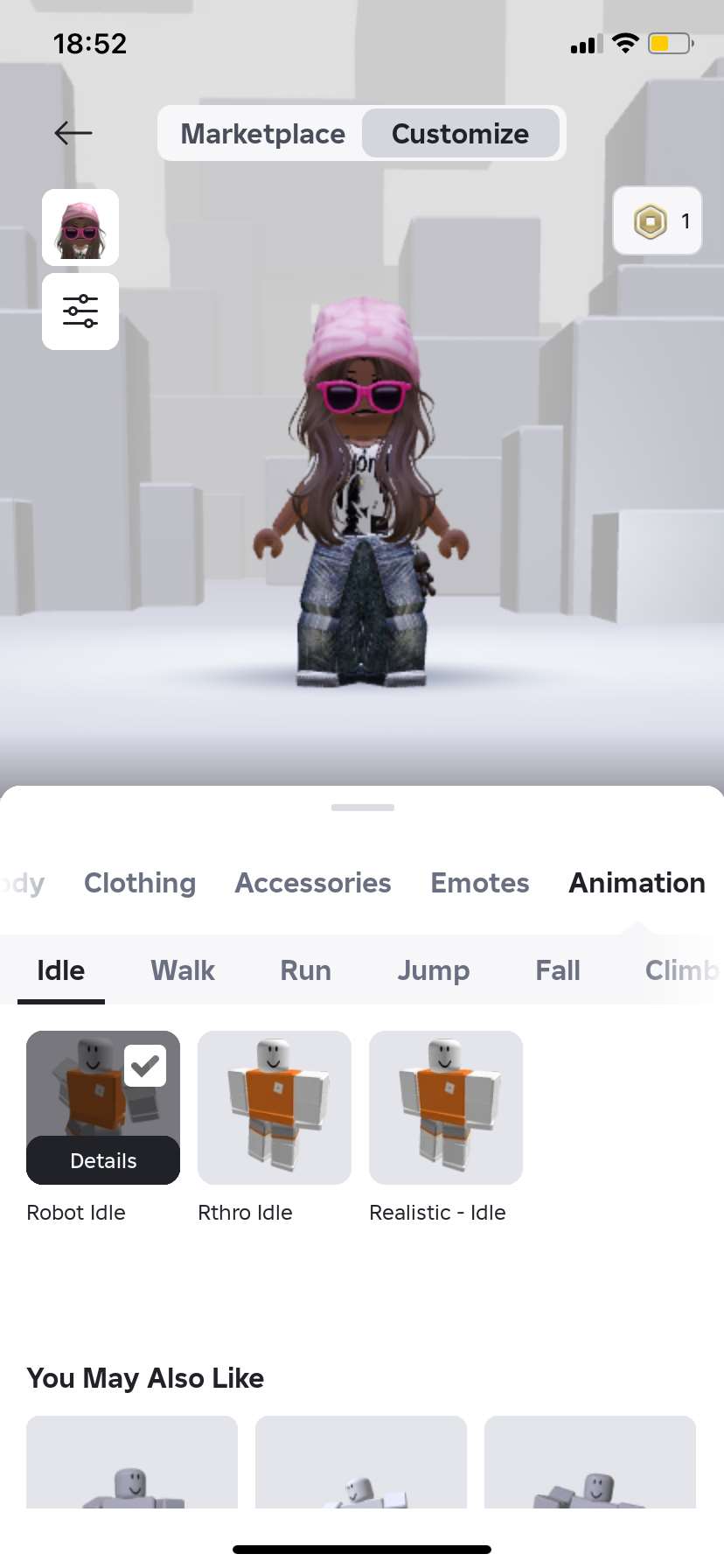 продажа аккаунта к игре Roblox