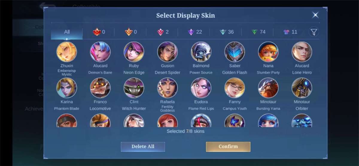 продажа аккаунта к игре Mobile Legends