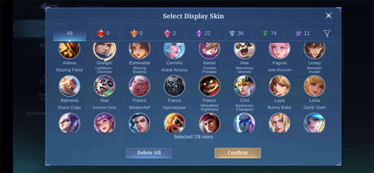 продажа аккаунта к игре Mobile Legends