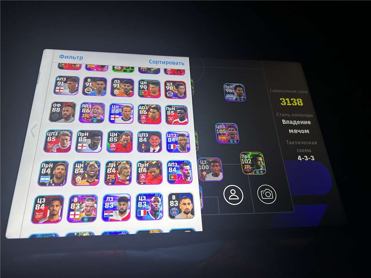 продажа аккаунта к игре Efootball 2025 mobile