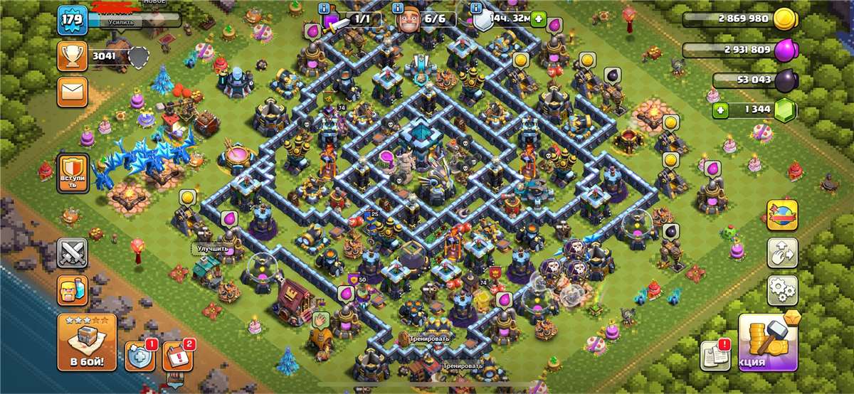 Скриншоты к игре Clash of Clans продажа аккаунта к игре Clash of Clans
