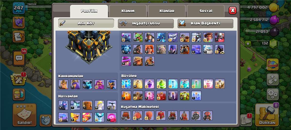 Скриншоты к игре Clash of Clans продажа аккаунта к игре Clash of Clans