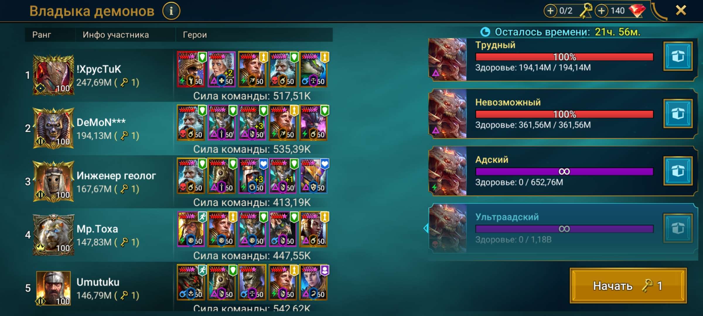 продажа аккаунта к игре Raid Shadow Legends