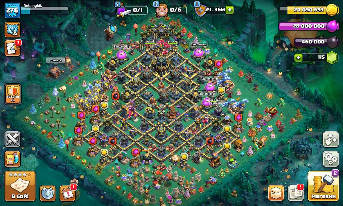 Скриншоты к игре Clash of Clans продажа аккаунта к игре Clash of Clans