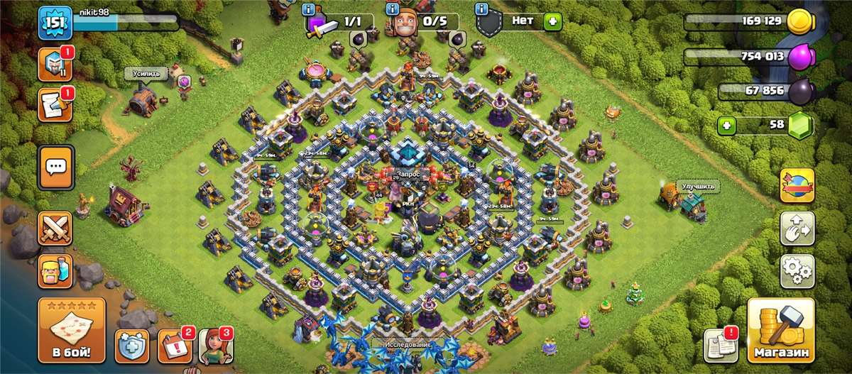 Скриншоты к игре Clash of Clans продажа аккаунта к игре Clash of Clans