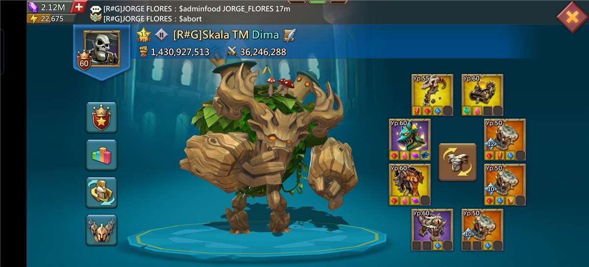 продажа аккаунта к игре Lords Mobile