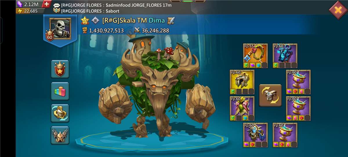 продажа аккаунта к игре Lords Mobile