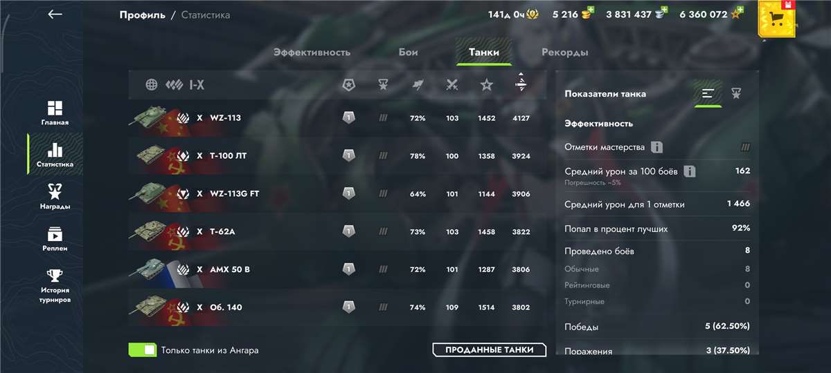 продажа аккаунта к игре Tanks Blitz, WoT(Lesta, WG)