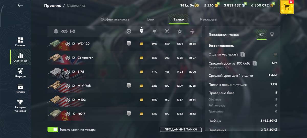 продажа аккаунта к игре Tanks Blitz, WoT(Lesta, WG)