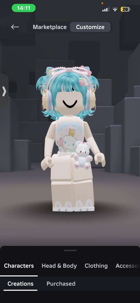 продажа аккаунта к игре Roblox