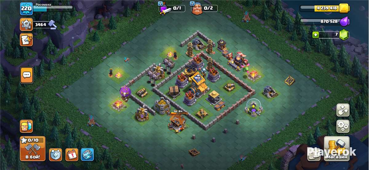 продажа аккаунта к игре Clash of Clans