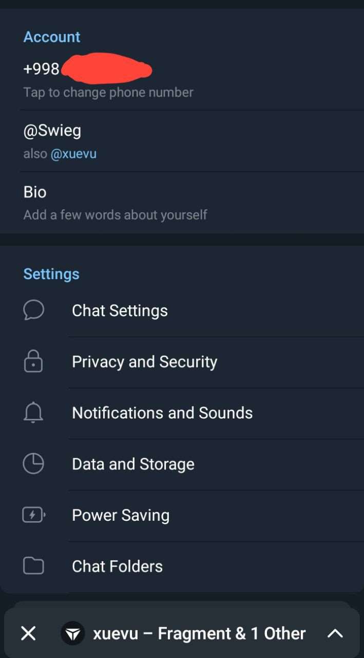 продажа аккаунта к игре Telegram