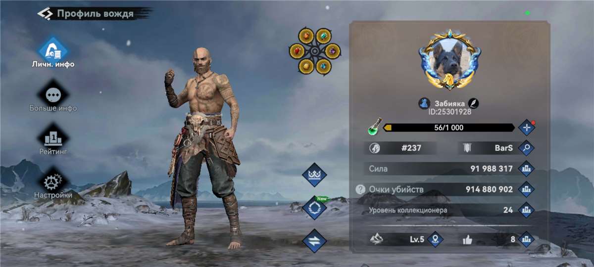 продажа аккаунта к игре Viking Rise