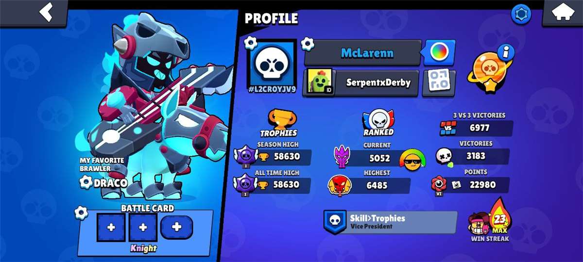 продажа аккаунта к игре Brawl Stars