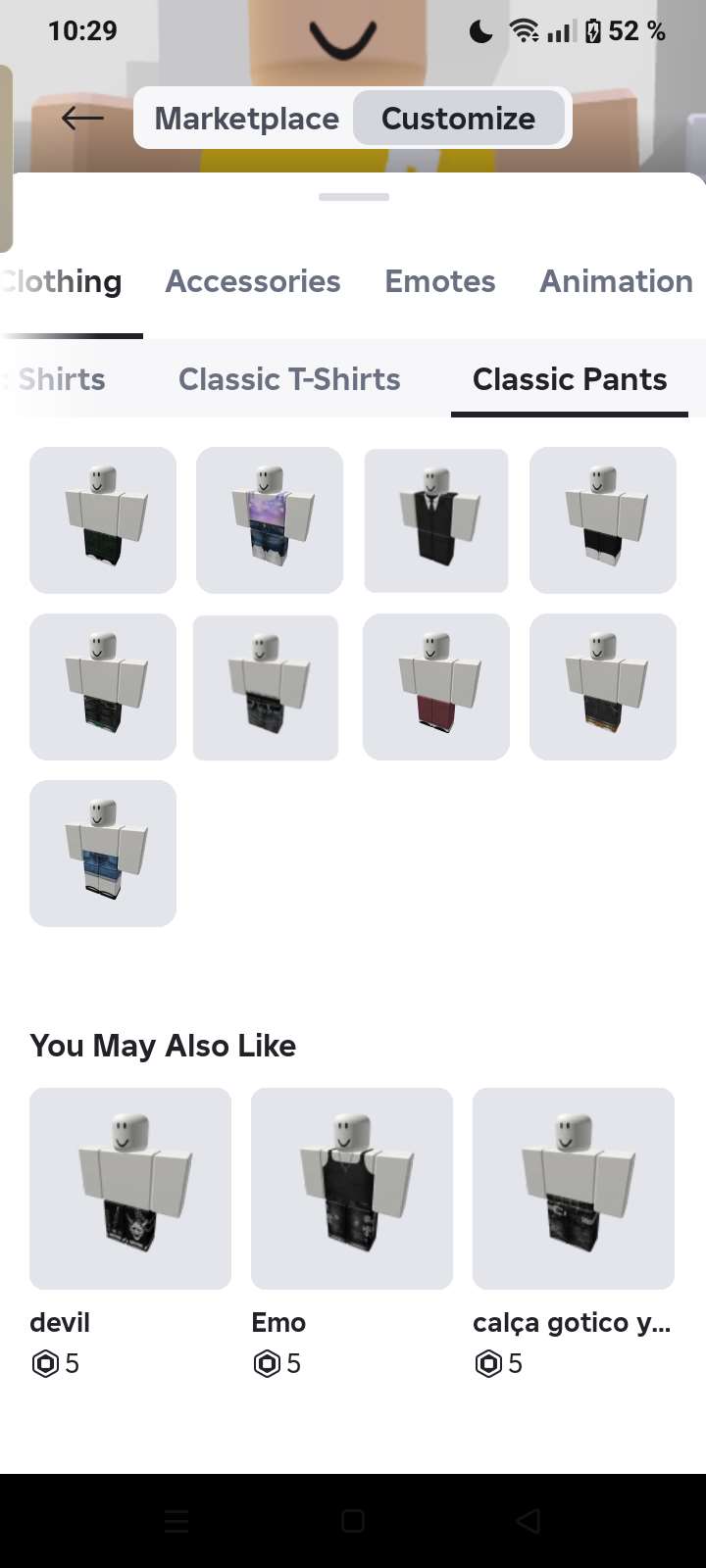 продажа аккаунта к игре Roblox