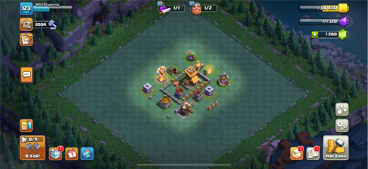 продажа аккаунта к игре Clash of Clans