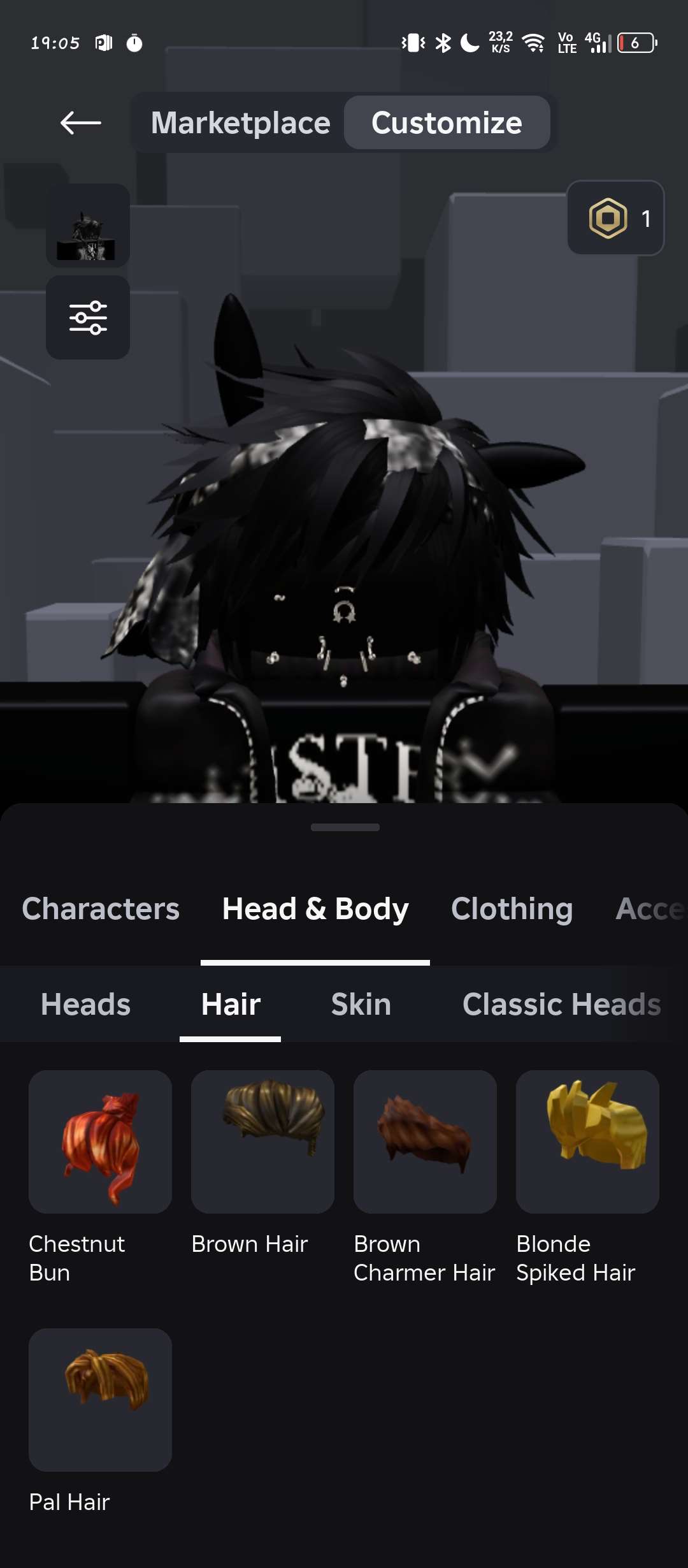 продажа аккаунта к игре Roblox