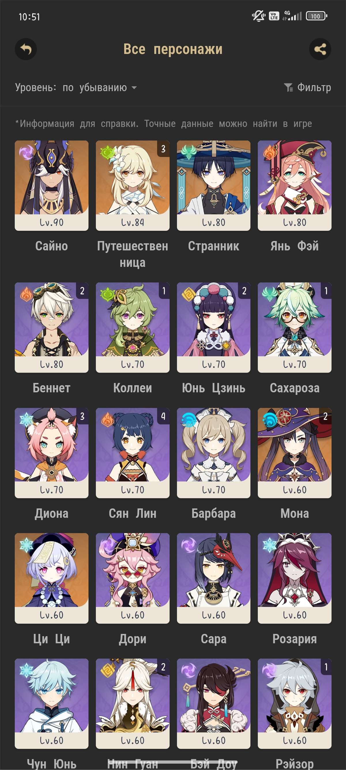 продажа аккаунта к игре Genshin Impact