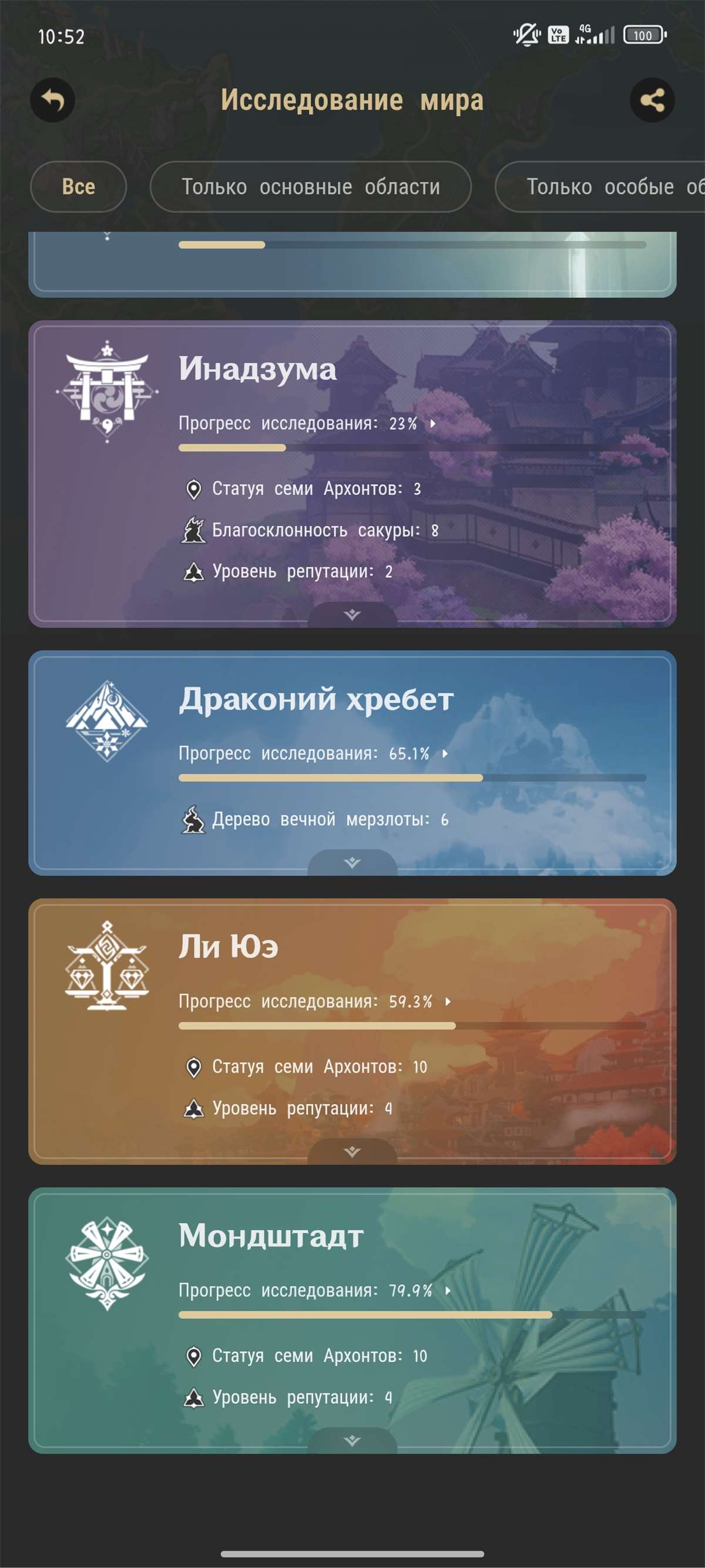 продажа аккаунта к игре Genshin Impact