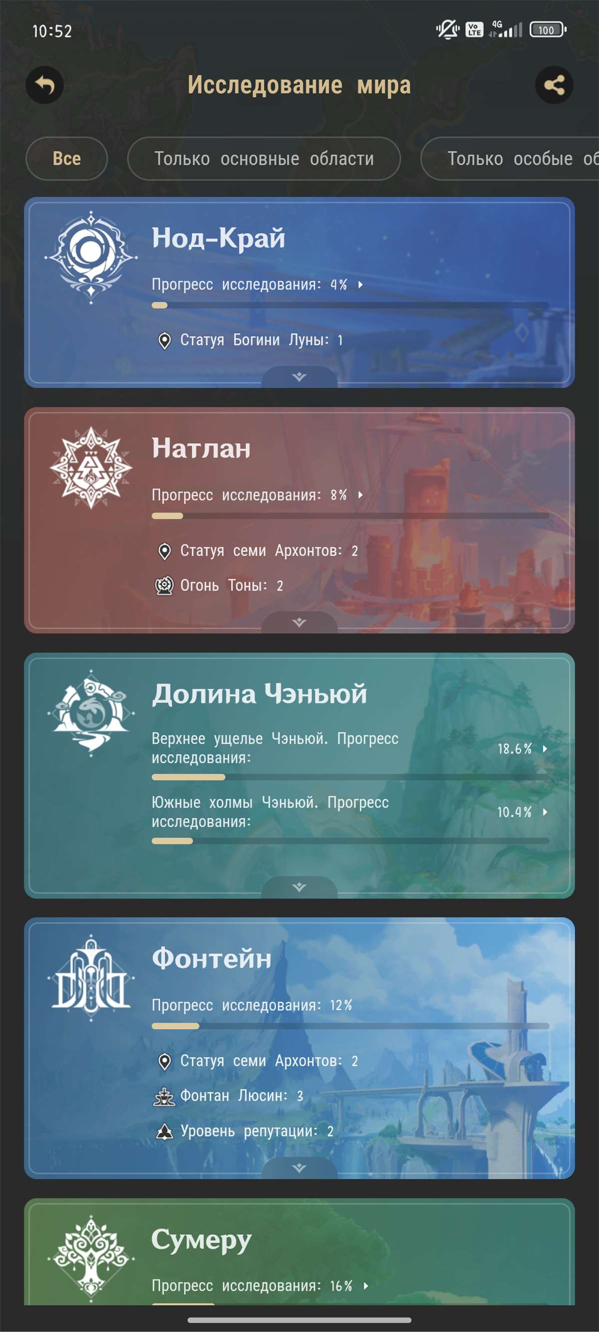 продажа аккаунта к игре Genshin Impact