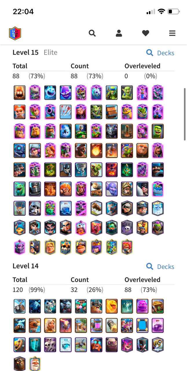 продажа аккаунта к игре Clash Royale