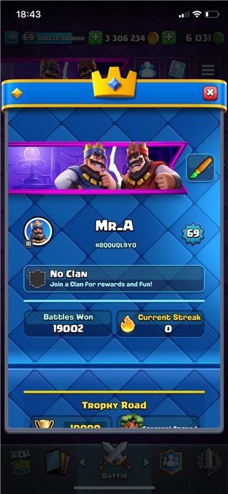 купить аккаунт Clash Royale