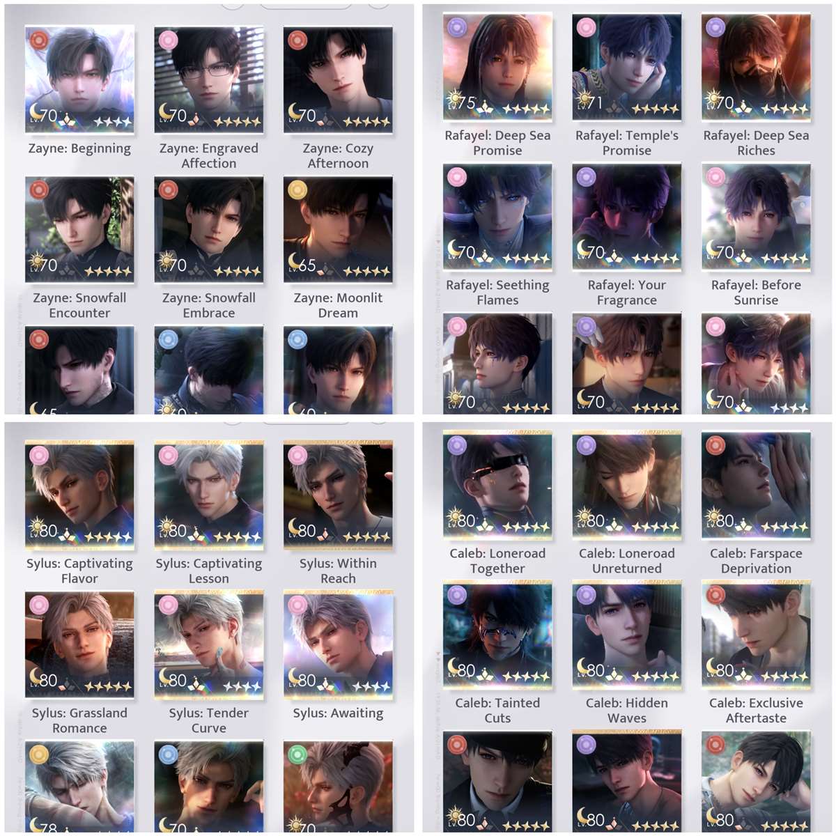 продажа аккаунта к игре Love and Deepspace