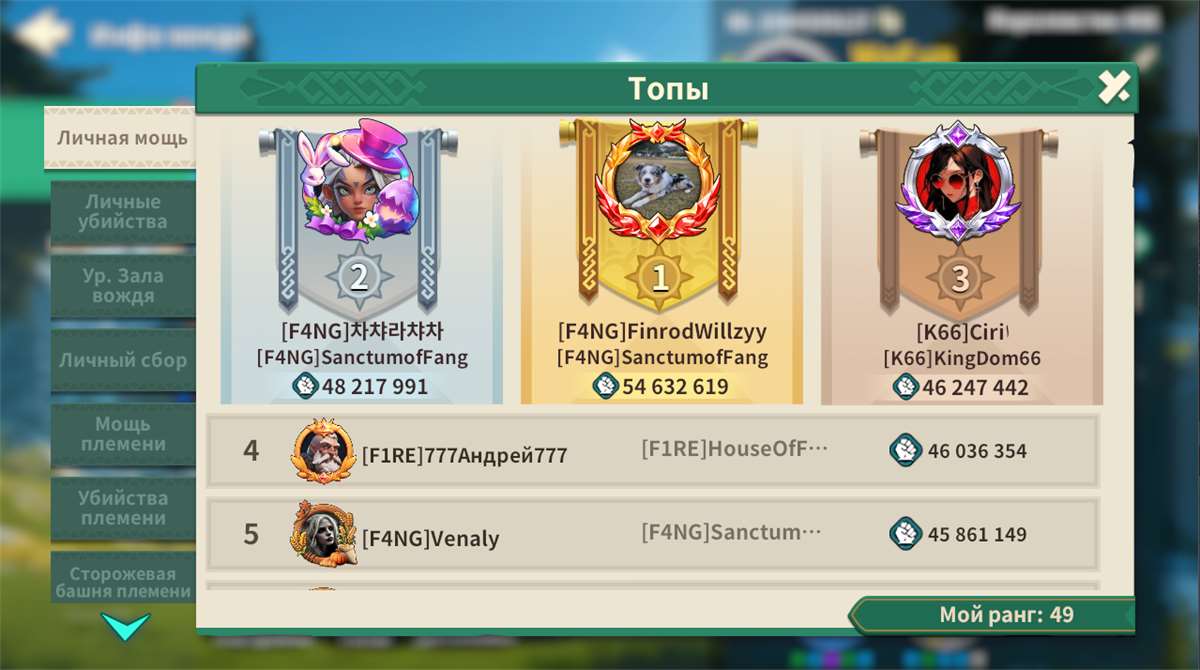 продажа аккаунта к игре Fate war (Война судьбы)