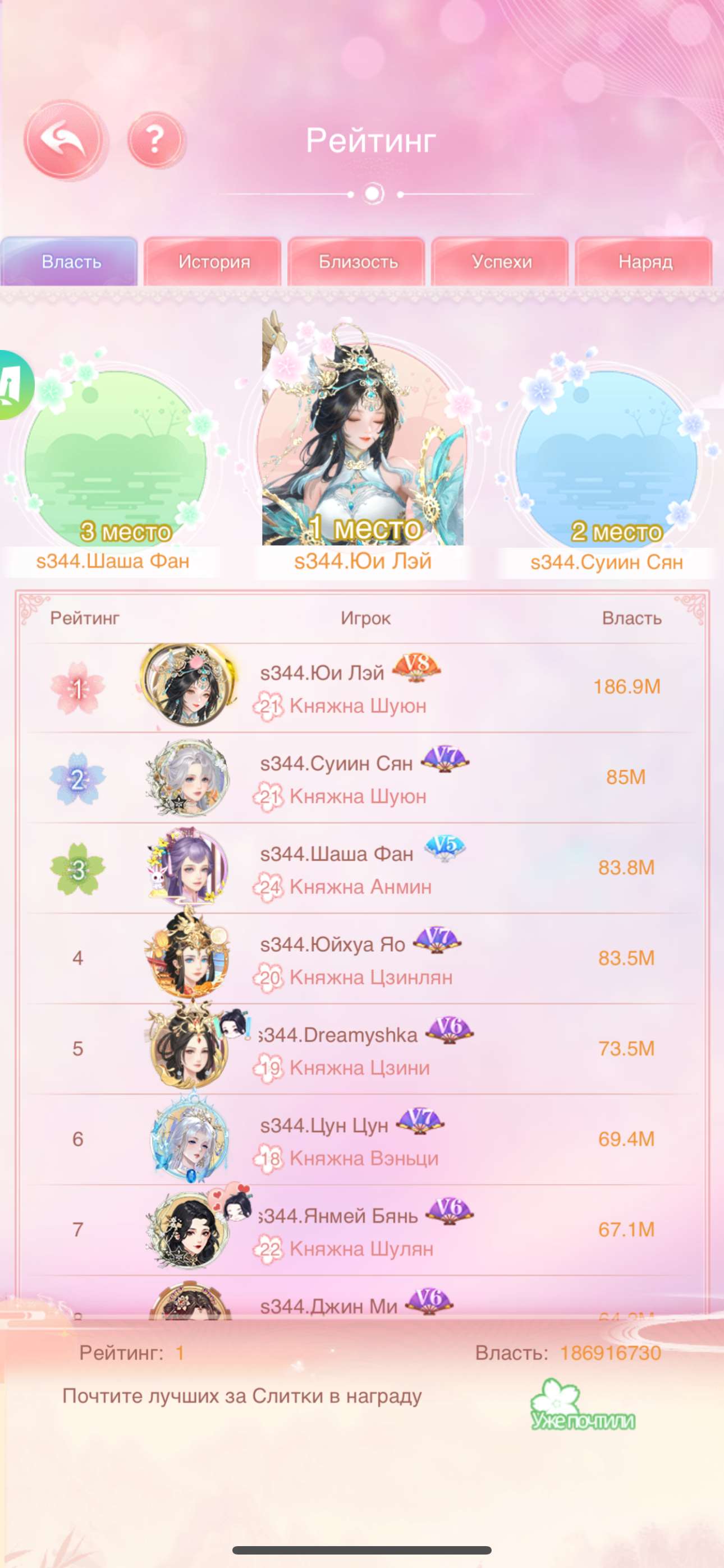 продажа аккаунта к игре Легенда феникса