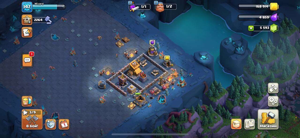 продажа аккаунта к игре Clash of Clans
