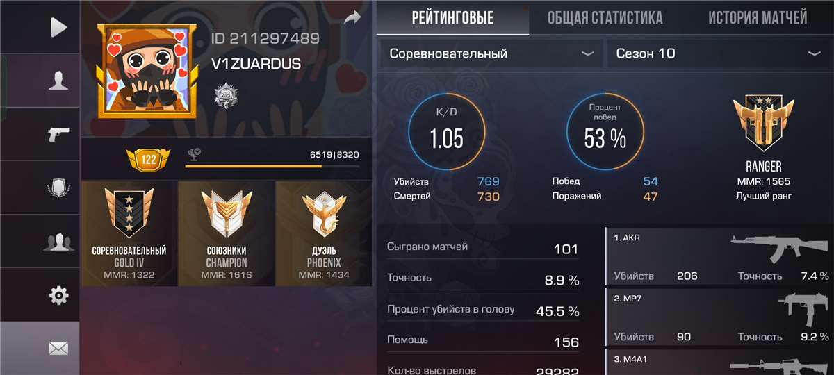 продажа аккаунта к игре Standoff 2