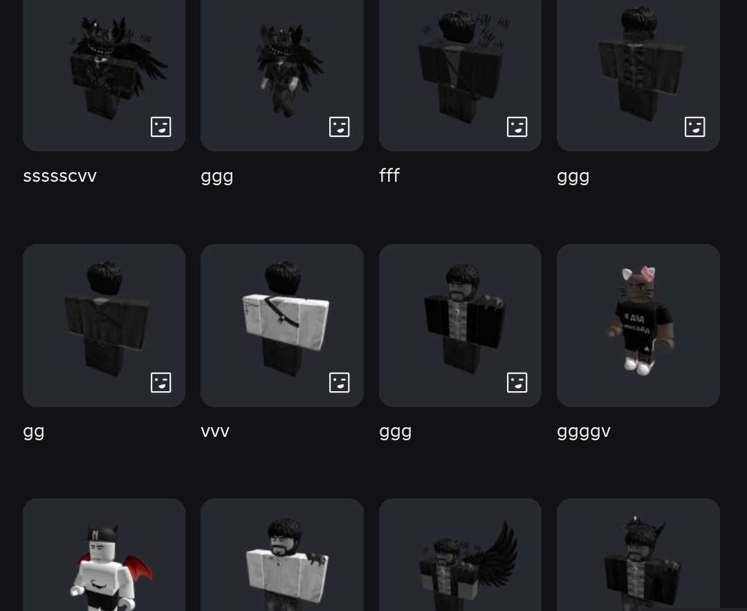 продажа аккаунта к игре Roblox