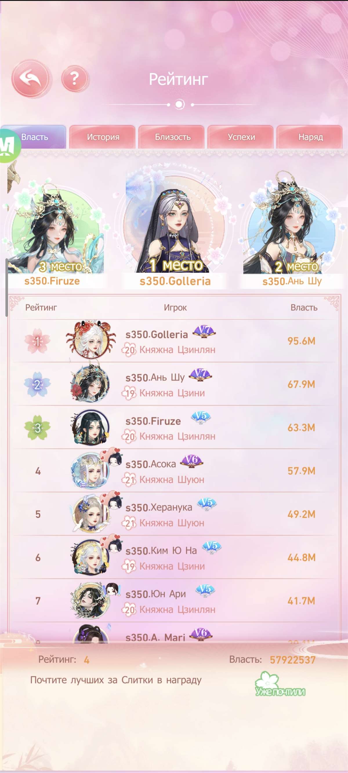 продажа аккаунта к игре Легенда феникса