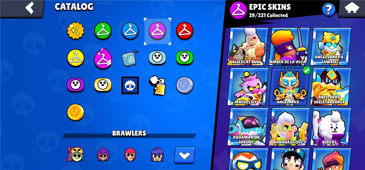 продажа аккаунта к игре Brawl Stars