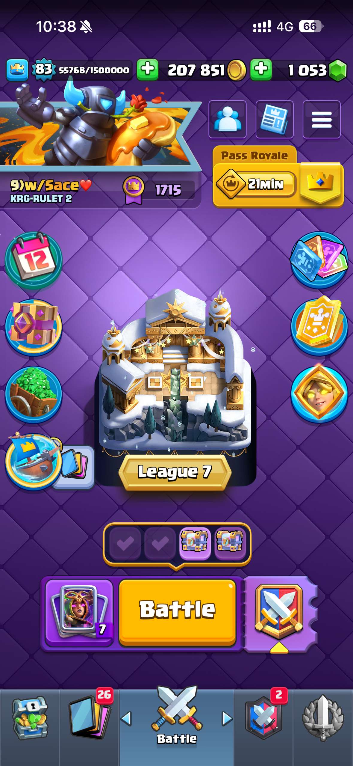 продажа аккаунта к игре Clash Royale