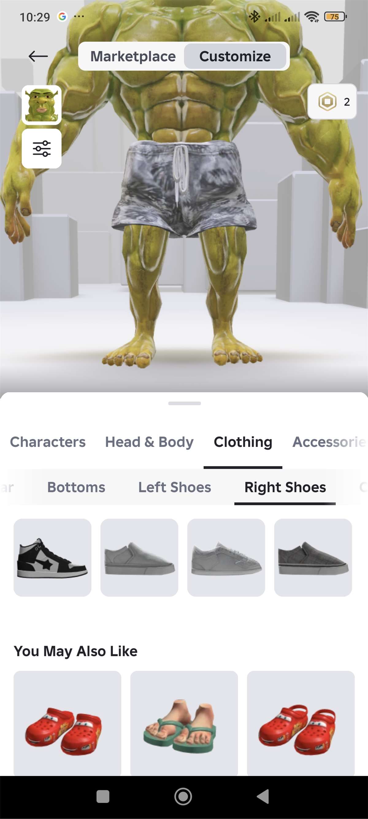 продажа аккаунта к игре Roblox